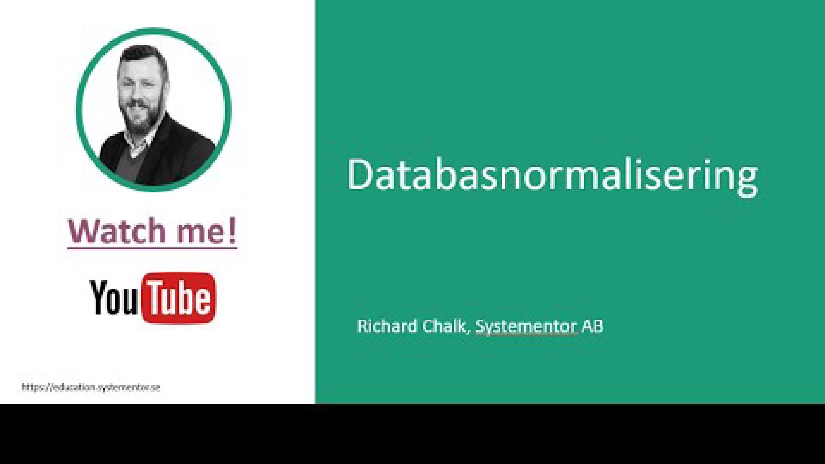 Database Normalisation