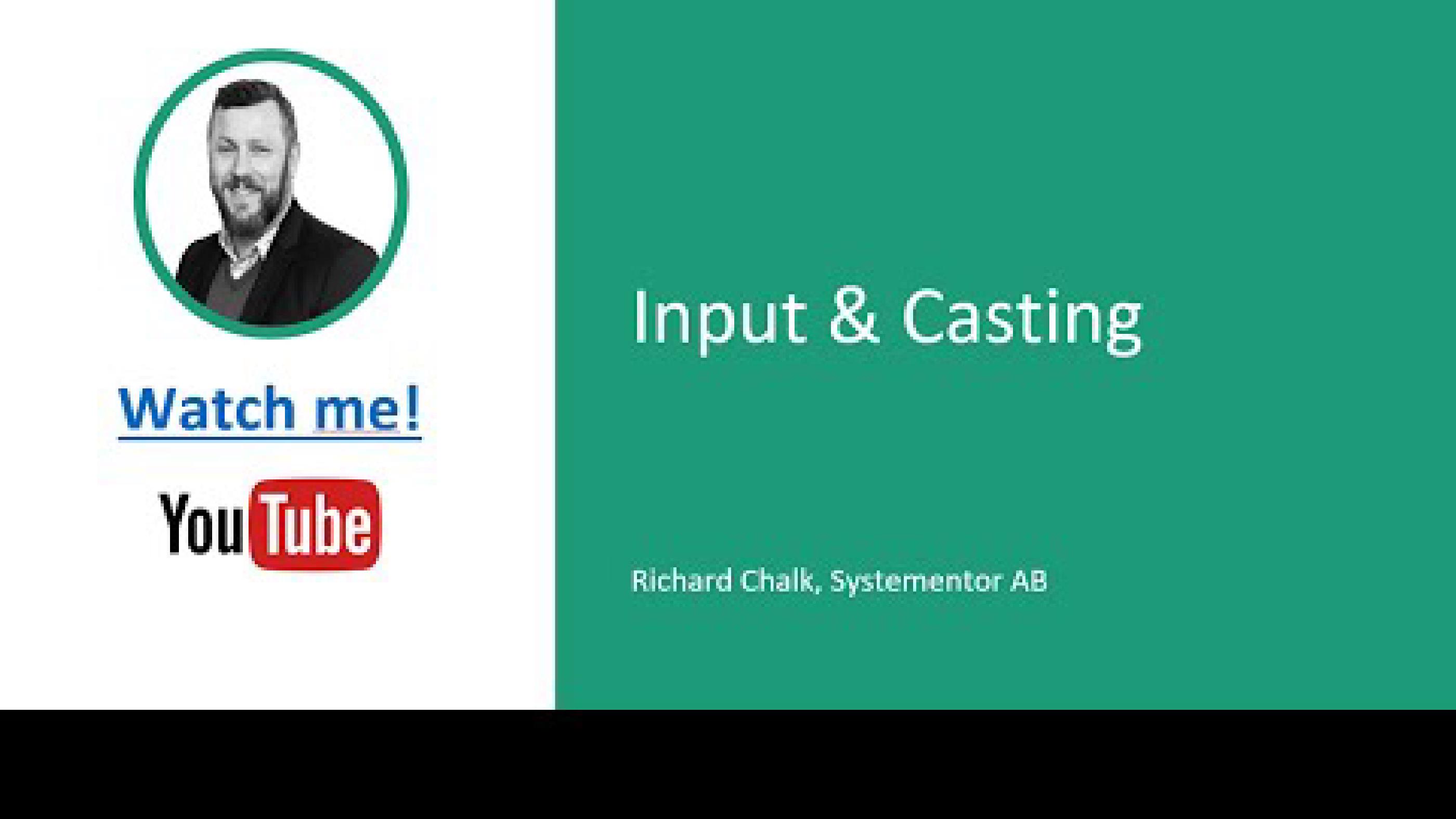 C# Basics - Input & Casting