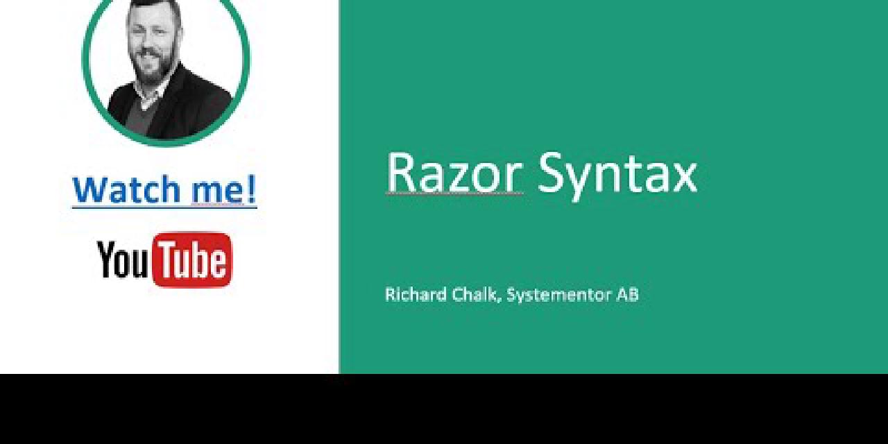 ASPCode.net - Razor Syntax Intro