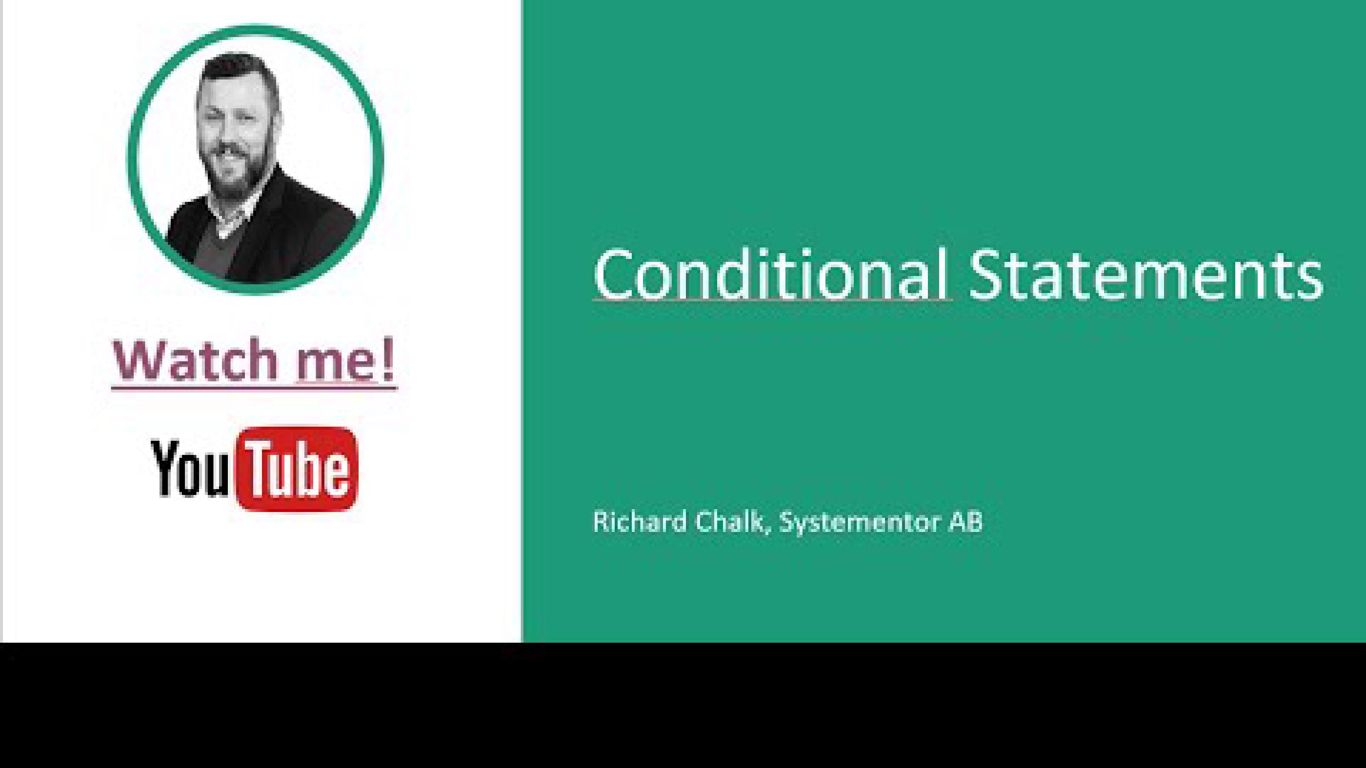 C# Basics - Conditional Statements